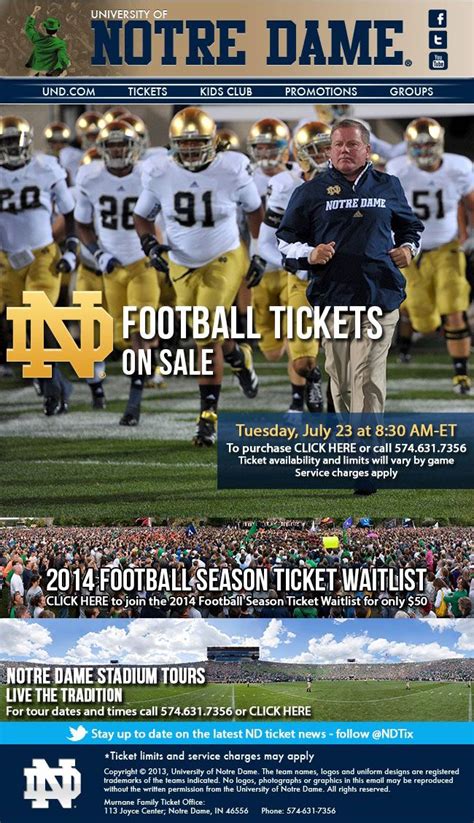 notre dame football tickets 2023